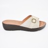 Price Shoes Sandalias casuales para mujer 862M-05CHAMPANA