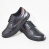 Sky Walk Zapatos de Cuero Casuales para Hombre 6631061221NEGRO