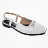 Price Shoes Baletas tipo slingback para mujer 182BE916PLATA