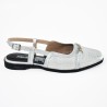 Price Shoes Baletas tipo slingback para mujer 182BE916PLATA