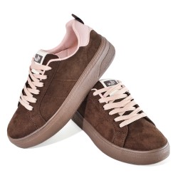 Sky Walk Tenis urbanos con plataforma de tendencia para mujer 622PSTP4005CAFE