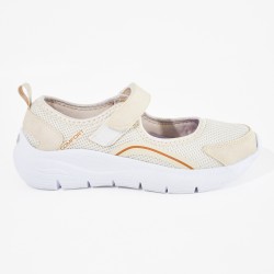 Price Shoes Tenis Confort Mujer 502914BEIGE