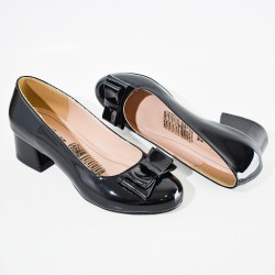 Price Shoes Tacones casuales con moño mujer 9723058NEGRO