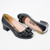 Price Shoes Tacones casuales con moño mujer 9723058NEGRO