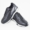 Sky Walk Tenis Casual de Cuero para Hombre 663106PEPENEGRO
