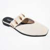 Price Shoes Sandalias tipo mule planas con estilo para mujer 182BE268BEIGE