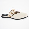 Price Shoes Sandalias tipo mule planas con estilo para mujer 182BE268BEIGE