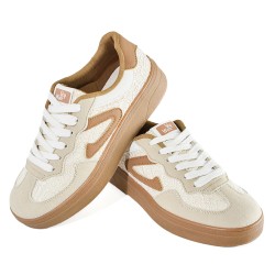 Sky Walk Tenis urbanos con estilo para mujer 622PSTP4004CAMEL
