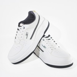 Price Shoes Tenis urbanos de moda para hombre 663140813BLANCO