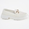 Price Shoes Mocasines de tendencia con suela track para mujer 1321146TALCO