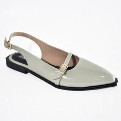 Price Shoes baletas destalonadas casuales para mujer 182MS258VERDE