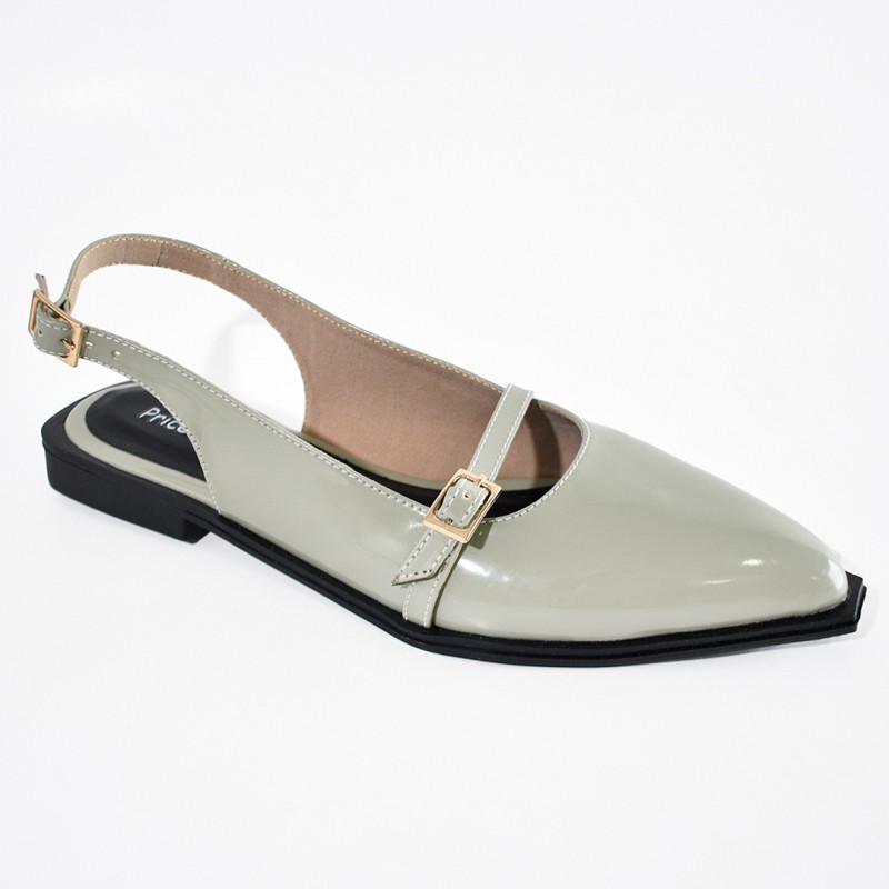 Price Shoes baletas destalonadas casuales para mujer 182MS258VERDE