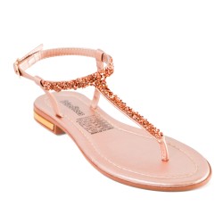 Price Shoes Sandalias Elegantes Mujer 482SAMARAOROROSA