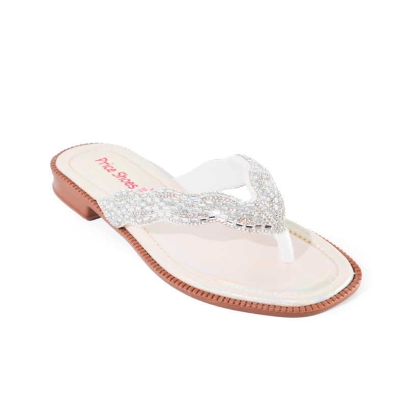 Price Shoes Sandalias Elegantes Mujer 912312BLANCO
