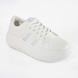 Price Shoes Tenis Plataforma Mujer 202WN46-ABPLATA