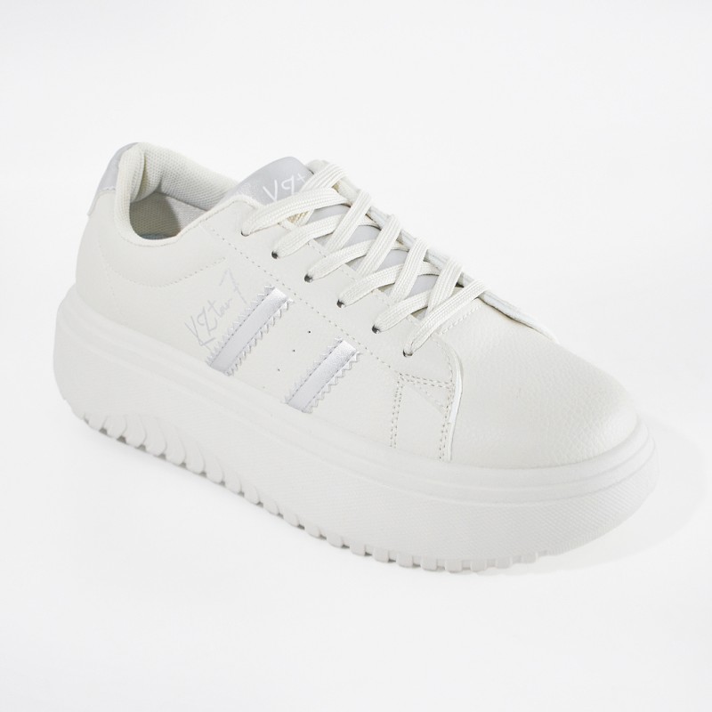 Price Shoes Tenis Plataforma Mujer 202WN46-ABPLATA