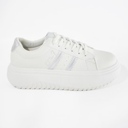 Price Shoes Tenis Plataforma Mujer 202WN46-ABPLATA