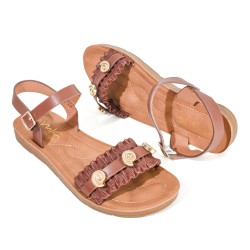 Price Shoes Sandalias casuales mujer 202BW932-936CHOCOLATE