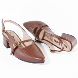 Price Shoes Tacones Ejecutivos Mujer 9721126CHOCOLATE