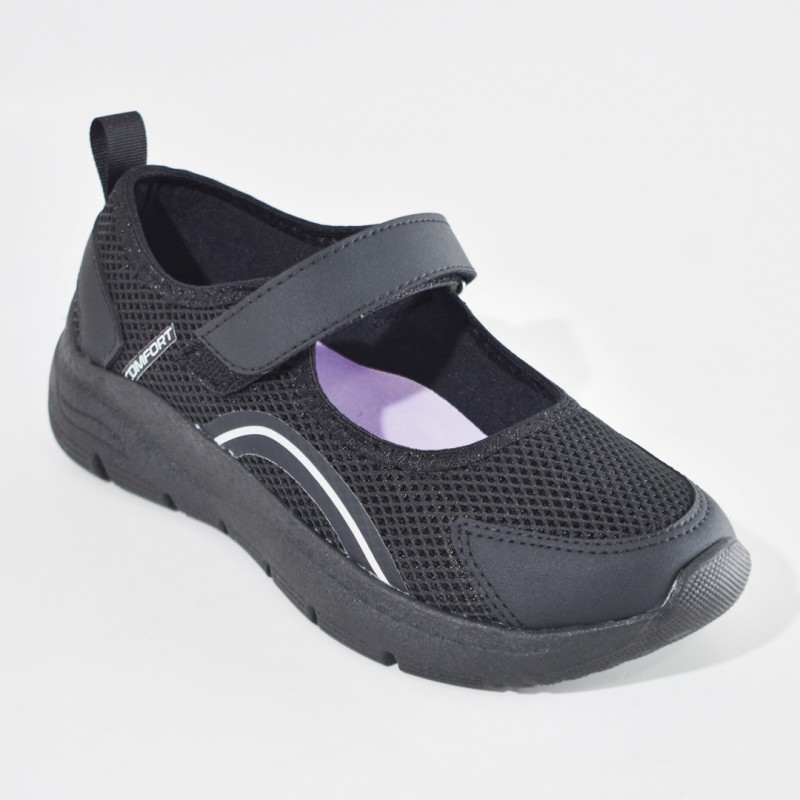 Price Shoes Tenis Confort Mujer 502914NEGRO