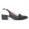 Price Shoes Tacon Cerrado Puntudo Mujer 542684-1NEGRO