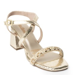 Price Shoes Sandalias Elegantes Mujer 4423231CHAMPANA