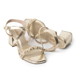 Price Shoes Sandalias Elegantes Mujer 4423231CHAMPANA