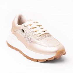 Price Shoes Tenis deportivo para mujer 282M-519CHAMPANA