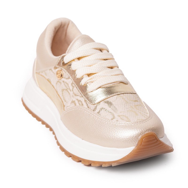 Price Shoes Tenis Urbanos Mujer 282M-536CHAMPANA