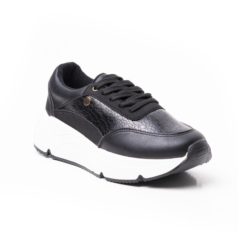 Price Shoes Tenis Casual Moda Mujer 282M483NEGRO