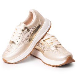 Price Shoes Tenis Urbanos Mujer 282M-536CHAMPANA