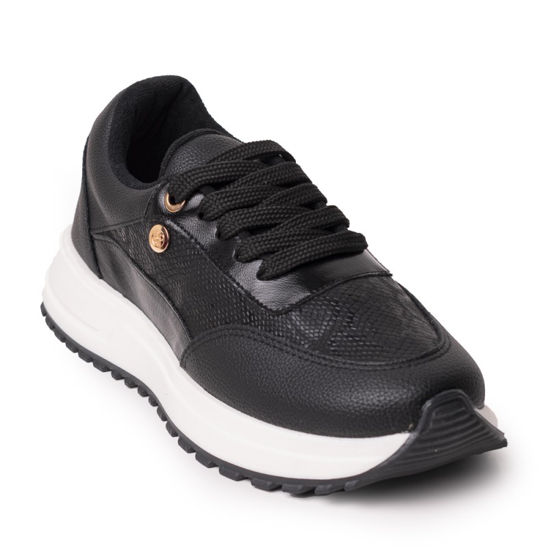 Price Shoes Tenis Moda para Mujer 282M-536NEGRO