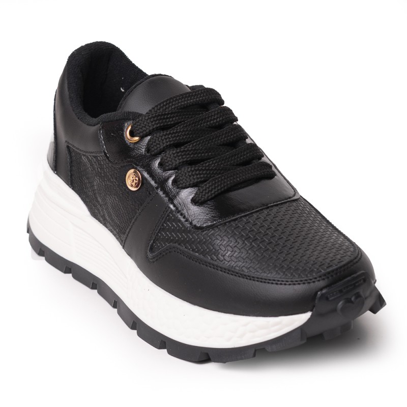 Price Shoes Tenis Moda para Mujer 282M-532NEGRO