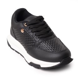 Price Shoes Tenis Moda para Mujer 282M-521NEGRO