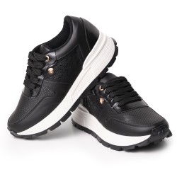 Price Shoes Tenis Moda para Mujer 282M-532NEGRO