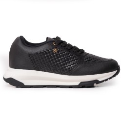 Price Shoes Tenis Moda para Mujer 282M-521NEGRO