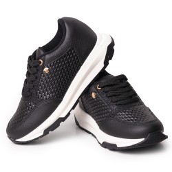 Price Shoes Tenis Moda para Mujer 282M-521NEGRO