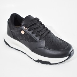Price Shoes Tenis Urbanos casual mujer 282M-544NEGRO