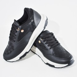 Price Shoes Tenis Urbanos casual mujer 282M-544NEGRO