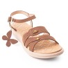 Price Shoes Sandalia Confort para Mujer 292138CAFE