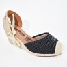 Price Shoes plataformas de yute para mujer 692A254NEGRO