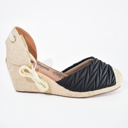 Price Shoes plataformas de yute para mujer 692A254NEGRO