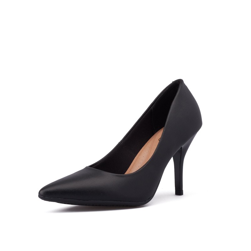 Price Shoes Tacon cerrado puntudo para  Mujer 0224122-1300NEGRO