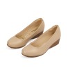 Price Shoes Tacon Cuña para Mujer 0227014-200-1BEIGE