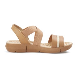 Price Shoes Sandalia Confort para Mujer 0227142-102-3NUDE