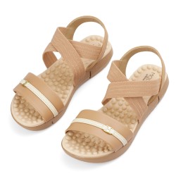 Price Shoes Sandalia Confort para Mujer 0227142-102-3NUDE