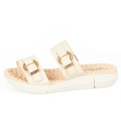 Price Shoes Sandalia Confort para Mujer 0227142-142CREMA