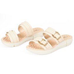 Price Shoes Sandalia Confort para Mujer 0227142-142CREMA
