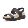 Price Shoes Sandalia Confort para Mujer 0227151-128NEGRO