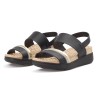 Price Shoes Sandalia Confort para Mujer 0227151-128NEGRO